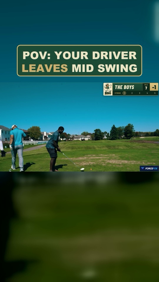 POV: Your Driver Leaves Mid Swing